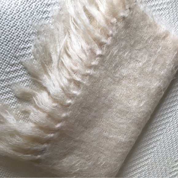 Mohair Nap 100% Creagaran Mills Scotland Scarf - Picture 9 of 13